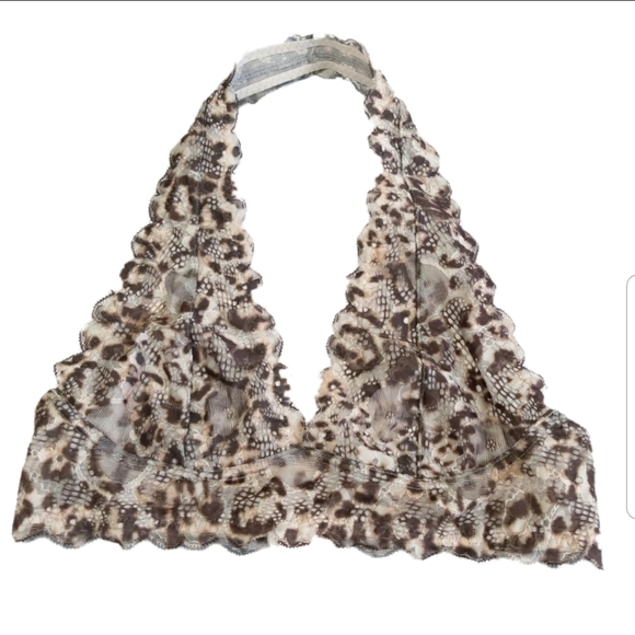 Free People Leopard Printed Galloon Halter - Picture 3 of 4